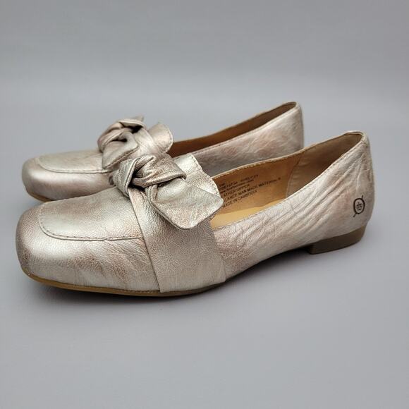 BOC Born Womens Comfort Paisley Square Slip On Ballet Flats 6.5 Ballerinacore - Picture 1 of 10